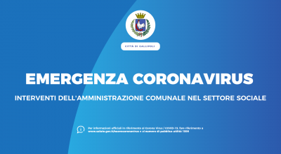 EMERGENZA CORONAVIRUS. Interventi dell'A.C. nel settore sociale. Modulo per r...