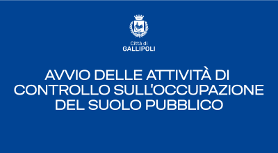 Avvio delle attività di controllo sull’occupazione del suolo pub...