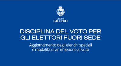 Disciplina del voto per gli elettori fuori sede